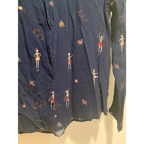 3/$10! Zara Ballerina Button Up Blouse - Picture 3 of 5